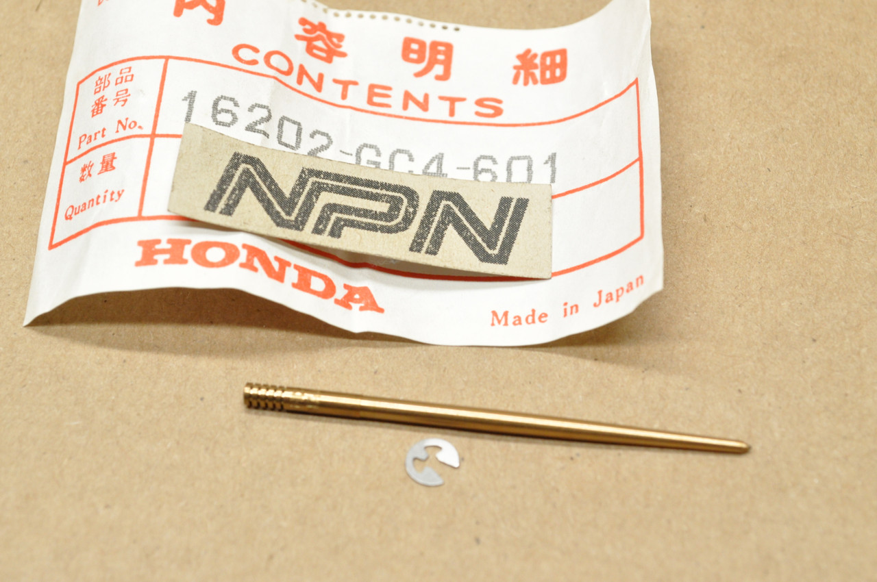 NOS Honda 1986-95 CR80 R Carburetor Jet Needle Set 16202-GC4-601