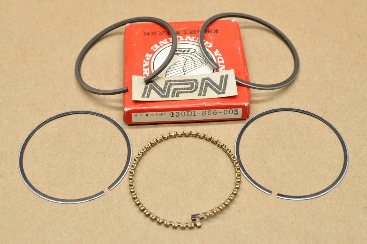 NOS Honda BF2 EM650 EX650 F200 G100 HR17 .75 Oversize Piston Rings 130D1-896-003