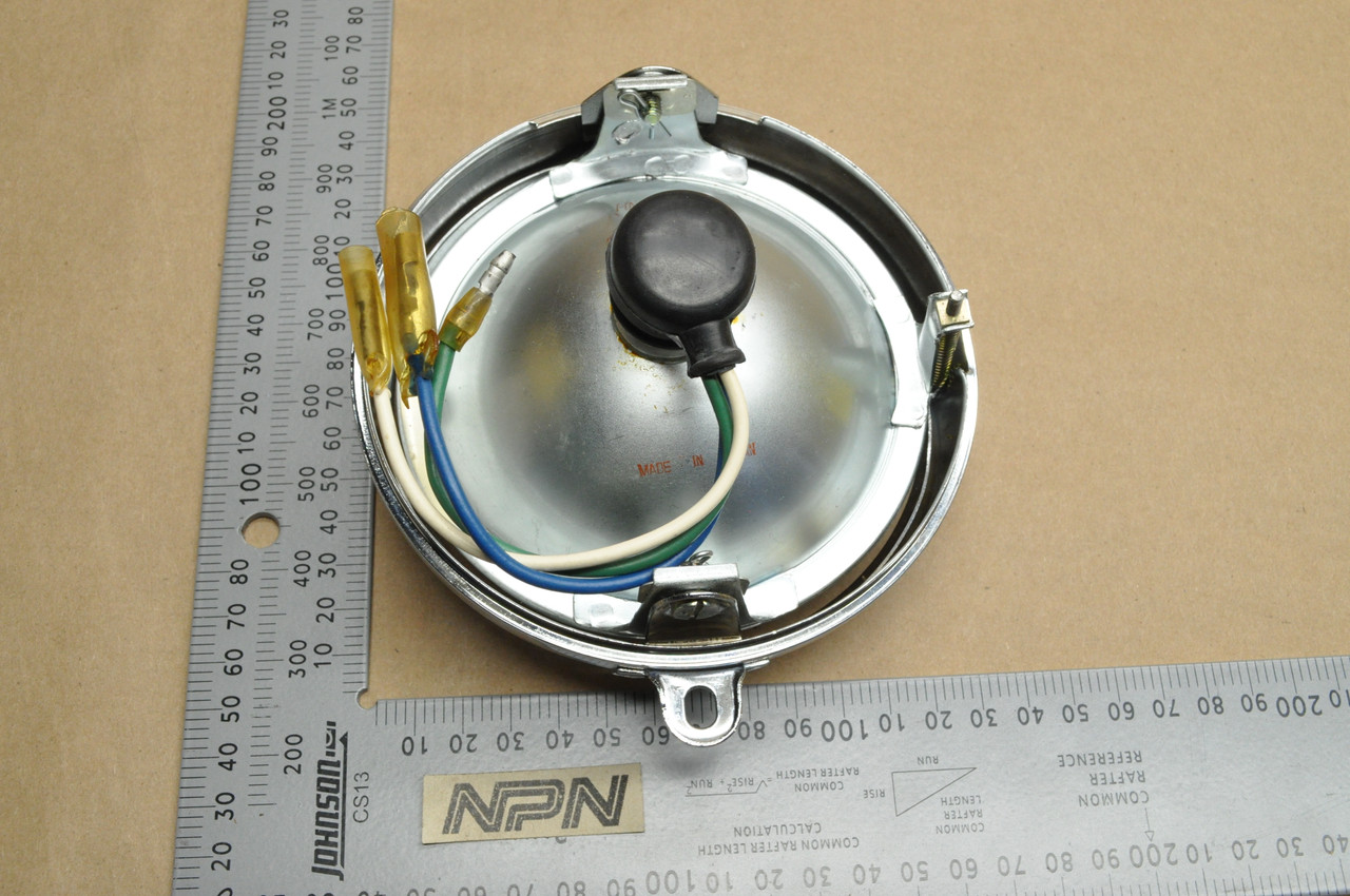 NOS Honda CL70 CT70 CT70H Stanley Sealed Head Light w/ Bezel Ring 33100-089-671
