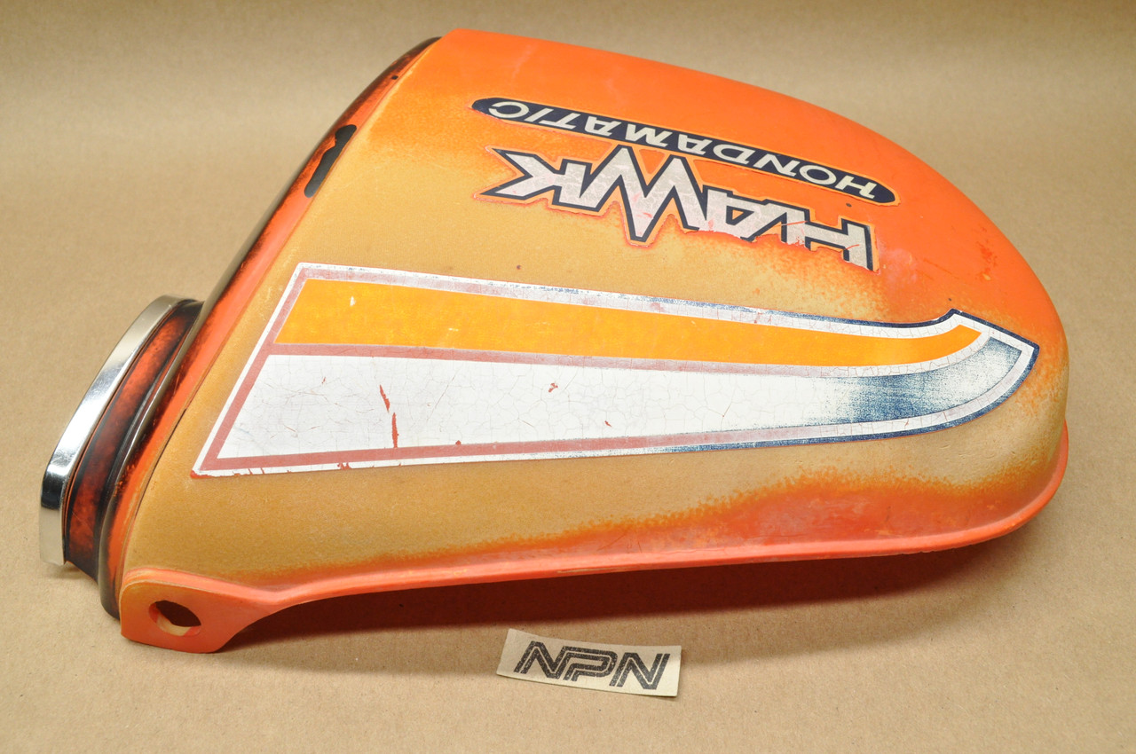 Vtg OEM Honda CB400T CB400 A Hawk Hondamatic Right Side Cover 83600-413-000 ZF