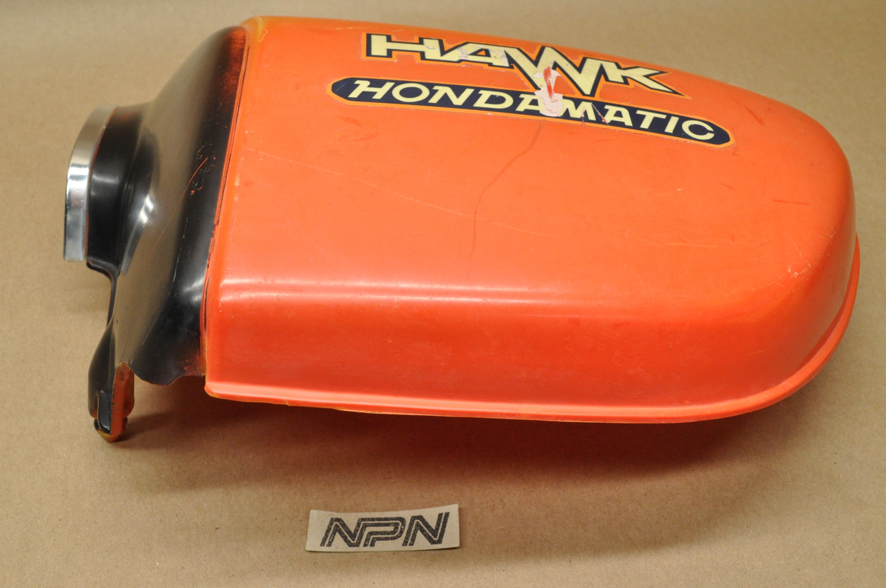 Vtg OEM Honda 1978 CB400T CB400 A Hawk Red Left Side Cover 83700-413-000 ZF