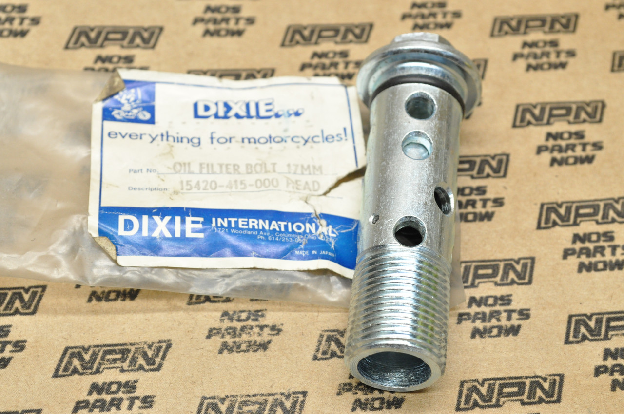 NOS Honda CB450 CM450 CMX450 CX650 GL500 GL650 Dixie Oil Bolt 15420-415-000