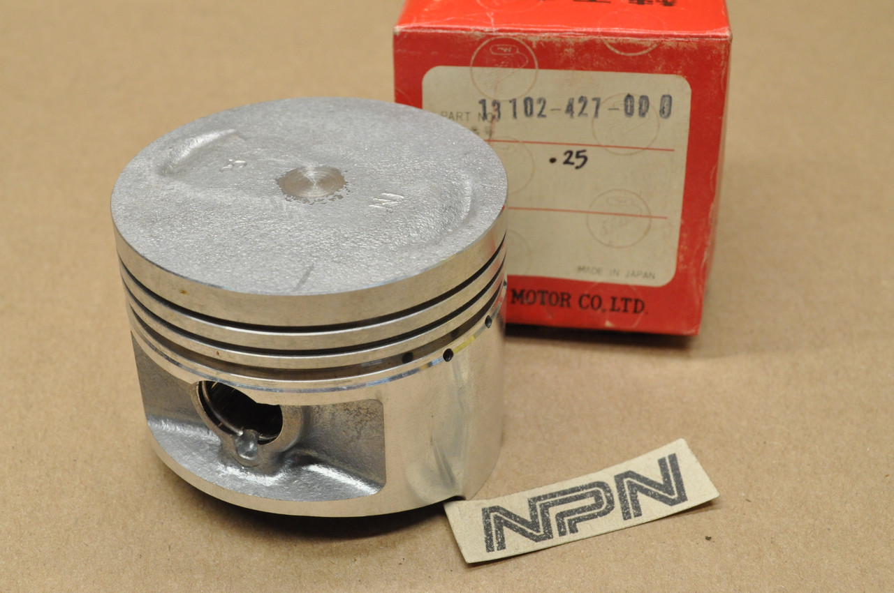 NOS Honda 1979-83 XL185 S Piston .25 Oversize 13102-427-000
