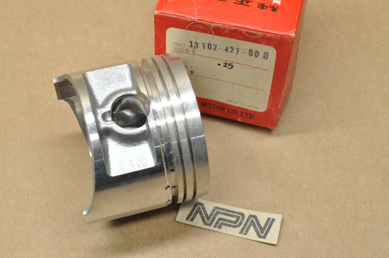 NOS Honda 1979-83 XL185 S Piston .25 Oversize 13102-427-000