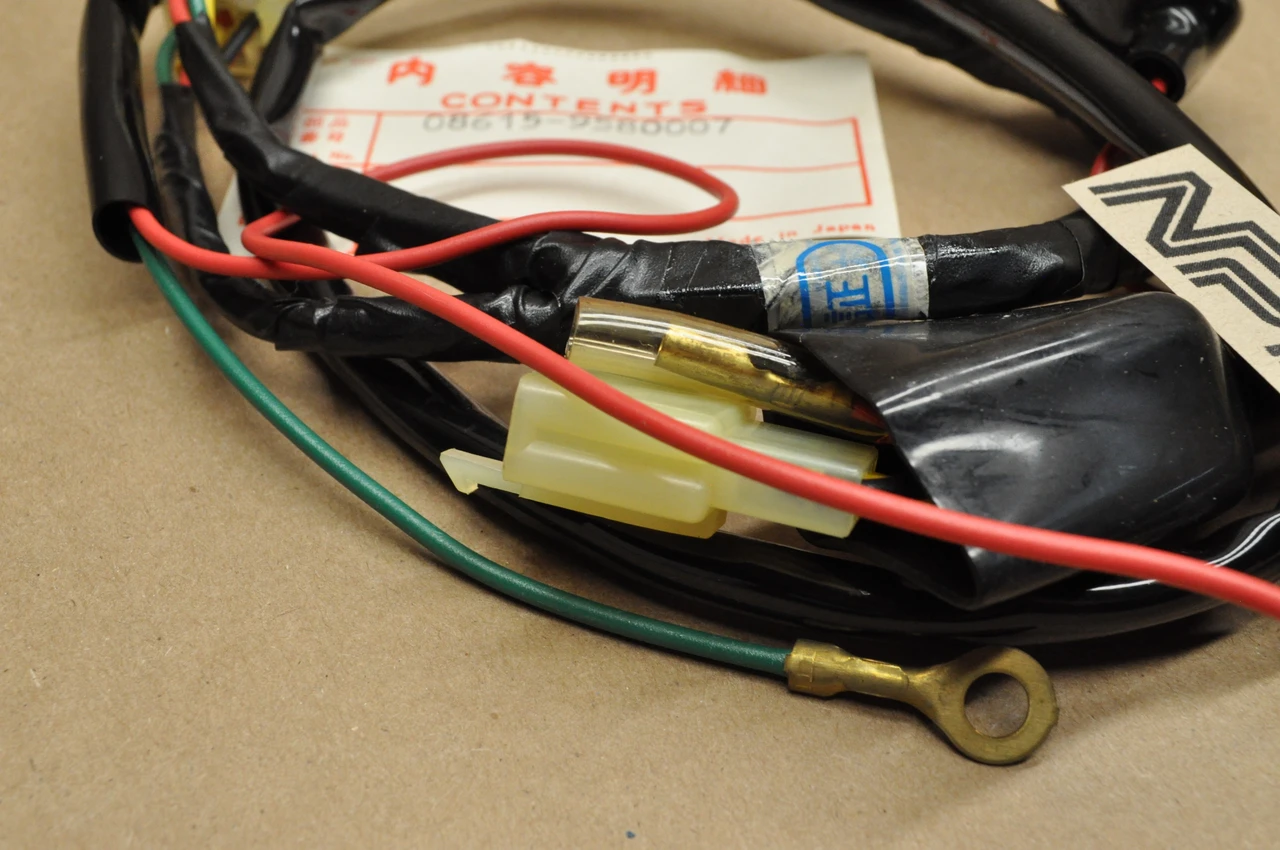 NOS Honda ATC185 ATC200 Sub Wire Battery Power Harness 08615-9580007
