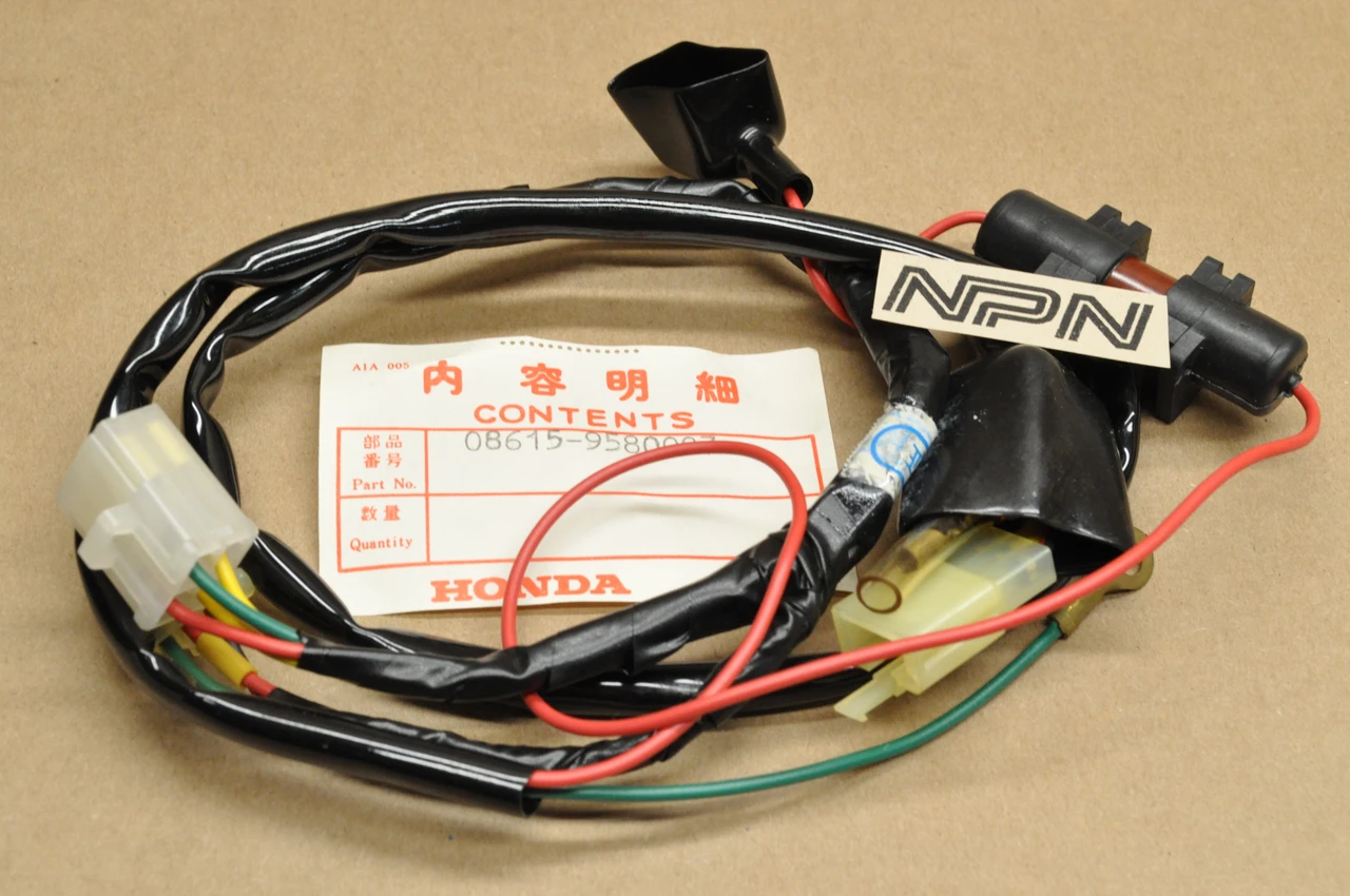NOS Honda ATC185 ATC200 Sub Wire Battery Power Harness 08615-9580007