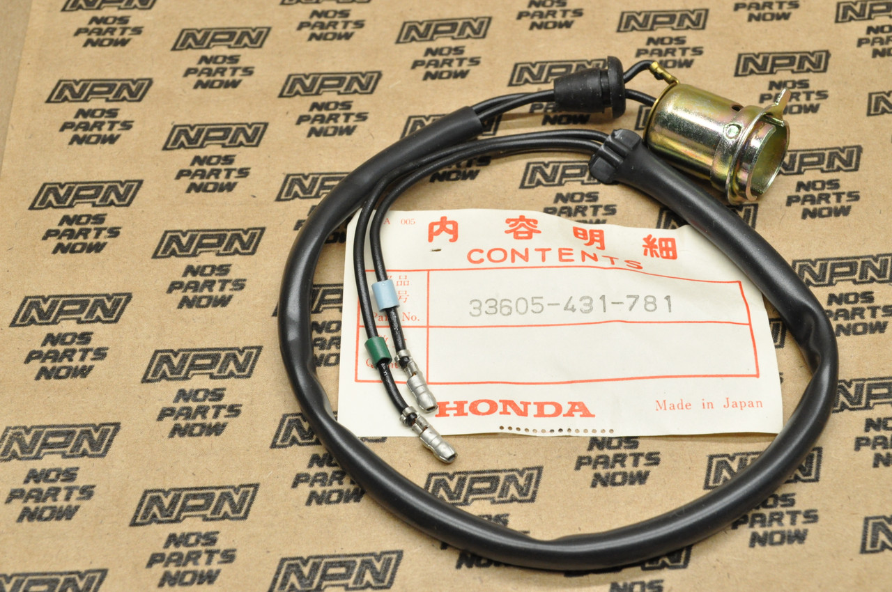 NOS Honda CB650 CB750 CB900 GL1000 GL1100 Turn Signal Wire Socket 33605-431-781