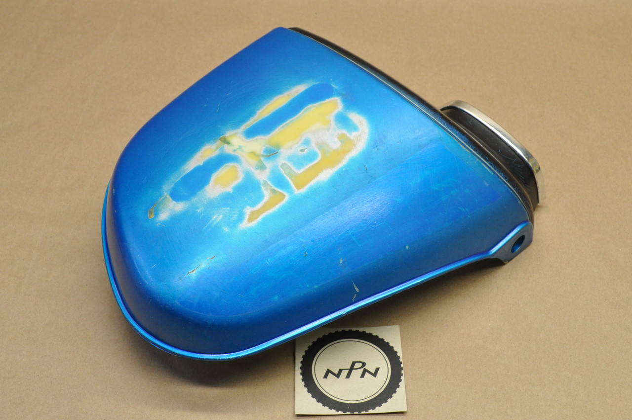 Vtg OEM Honda 1978 CB400 A CB400T Hawk Blue Left Side Cover 83700-413-000 ZA