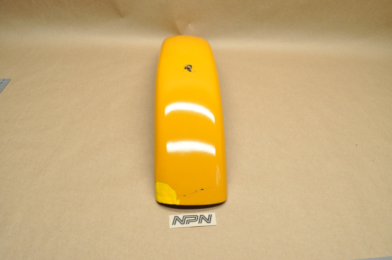 Vintage OEM Honda SL70 Summer Yellow Front Fender Mud Guard 61100-118-000 CC