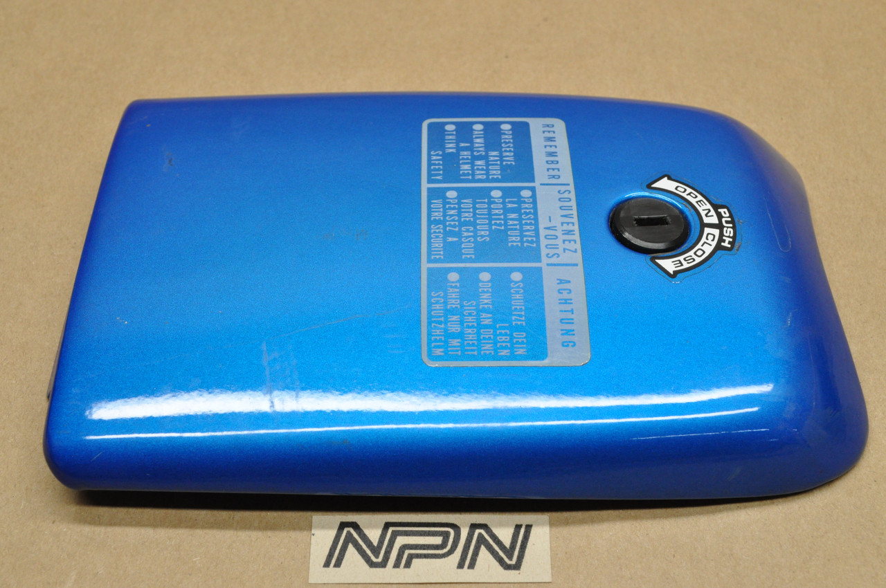 NOS Honda 1978 CB400 A CB400T Hawk Blue Fuel Gas Tank Lid Cover 17511-413-770 ZB