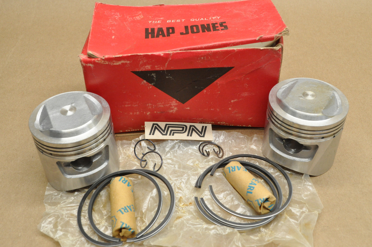 NOS Honda CB160 Hap Jones Racing Big Bore 3.00 Over Piston, Ring & Pin Kit S12