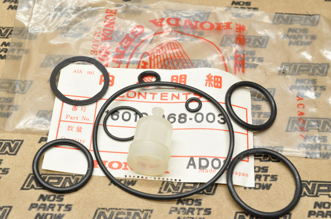 NOS Honda ATC110 ATC125 M TRX125 Carburetor Gasket O-Ring Set 16010-968-003