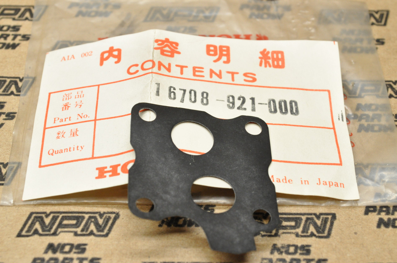 NOS Honda B75 K1-K3 Outboard Motor Fuel Pump Valve Gasket 16708-921-000