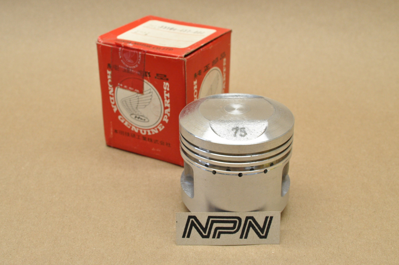 NOS Honda 1980-82 CB125 S 1979-84 XL125 S Piston .75 Oversize 13104-437-000