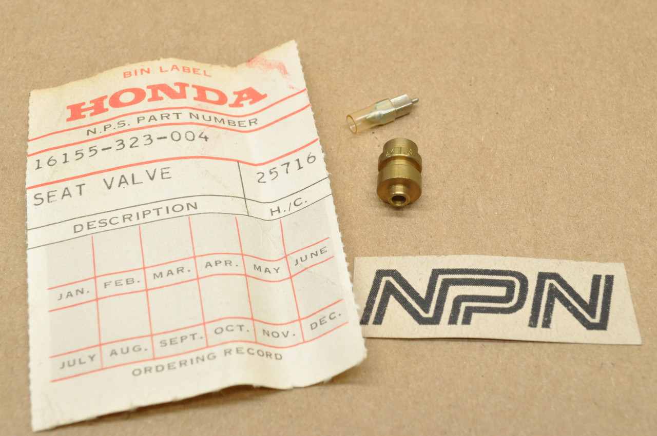 NOS Honda CB350 F CB400 F CB500 CB550 CB550F XL250 Carb Valve Seat 16155-323-004