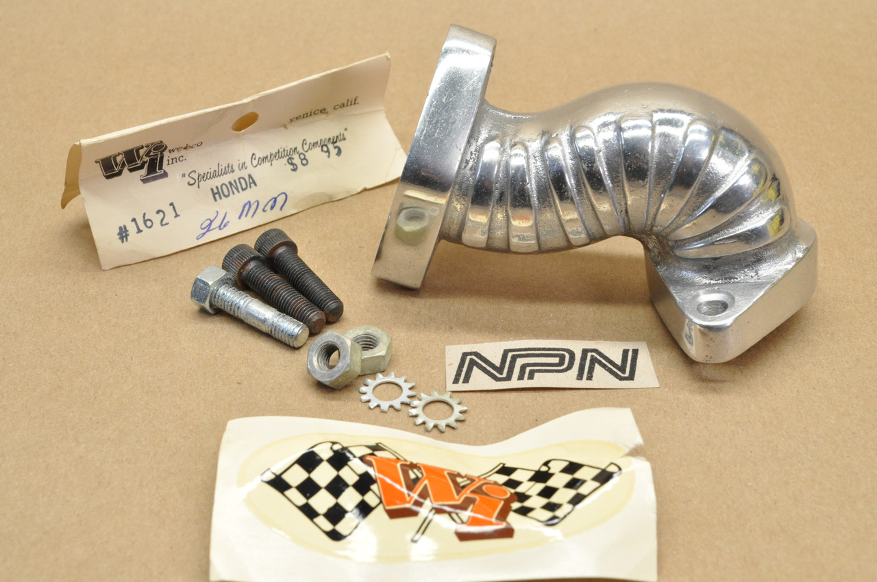 NOS Honda S90 Webco 26MM Carburetor Intake Manifold Adaptor Pipe 17111-028-020