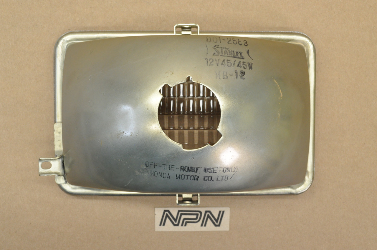 NOS Honda ATC200 ATC200E Big Red Head Light Lamp Unit 12V 45/45W 33120-958-003