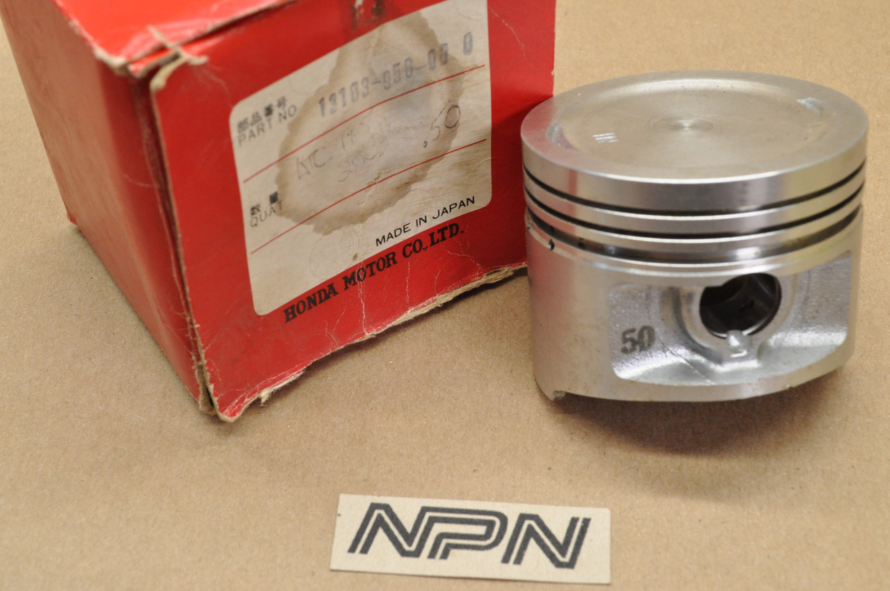 NOS Honda 1980 ATC185 1981-83 ATC185 S Piston .50 Oversize 13103-958-000