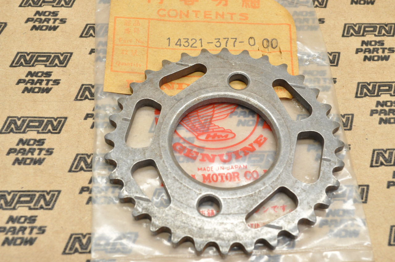 NOS Honda 1975-76 CB400 F Cam Sprocket 32T 14321-377-000