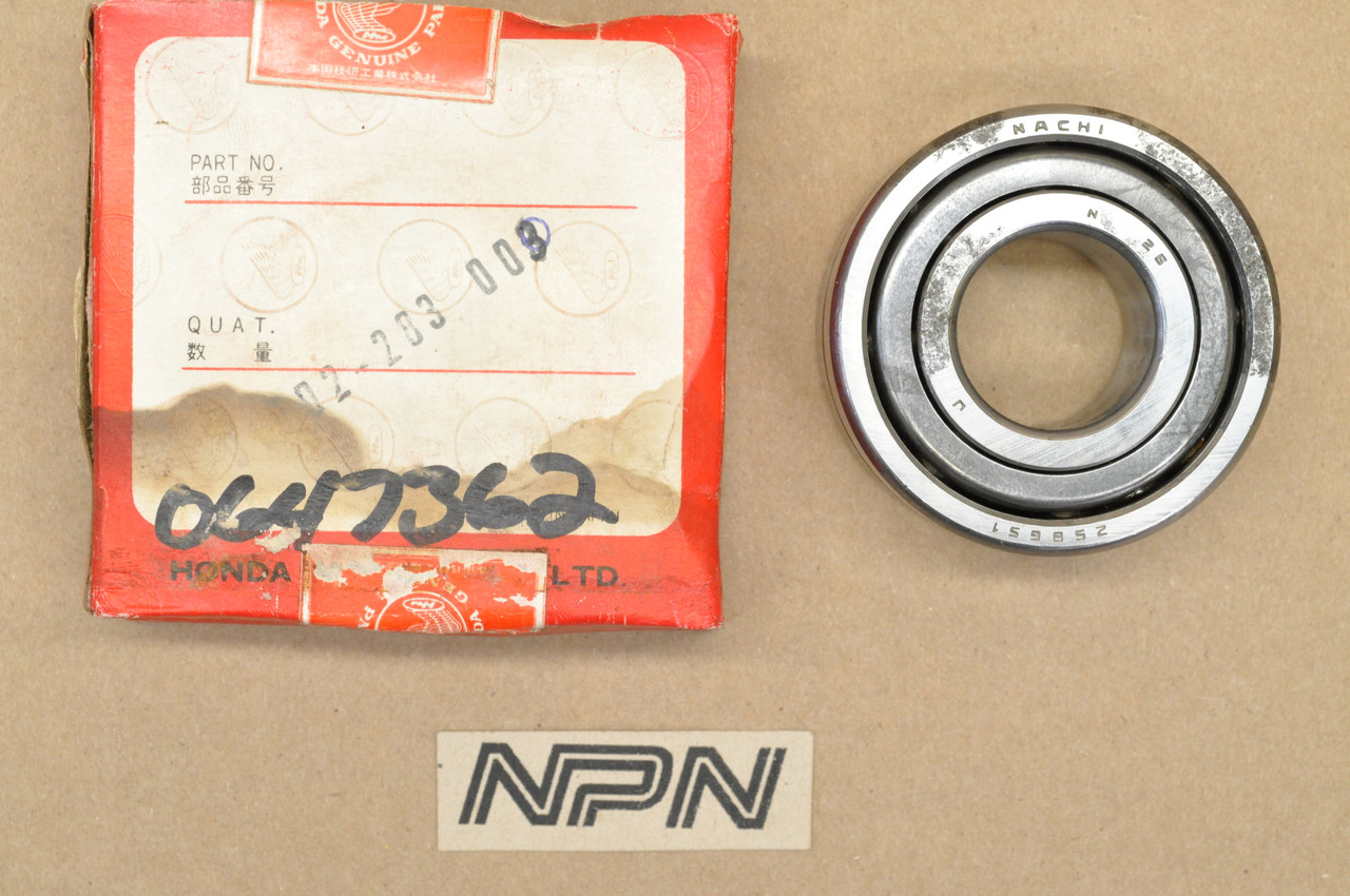 NOS Honda CB450 K1-K7 CB500 T CB550 CB550F CL450 K0-K6 Bearing 91002-283-003
