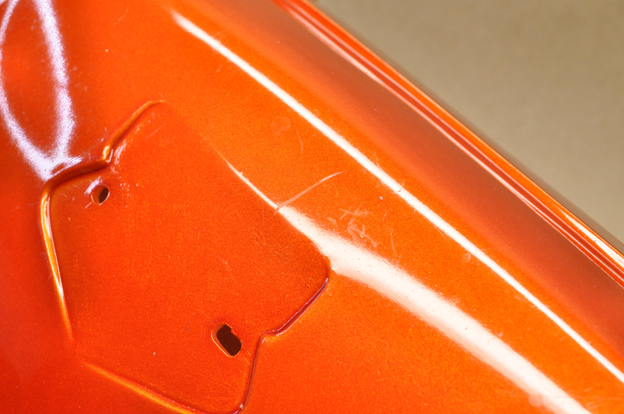 NOS Honda CL350 K2-K3 Orange Left Air Cleaner Side Cover Panel 17331-286-010 DD