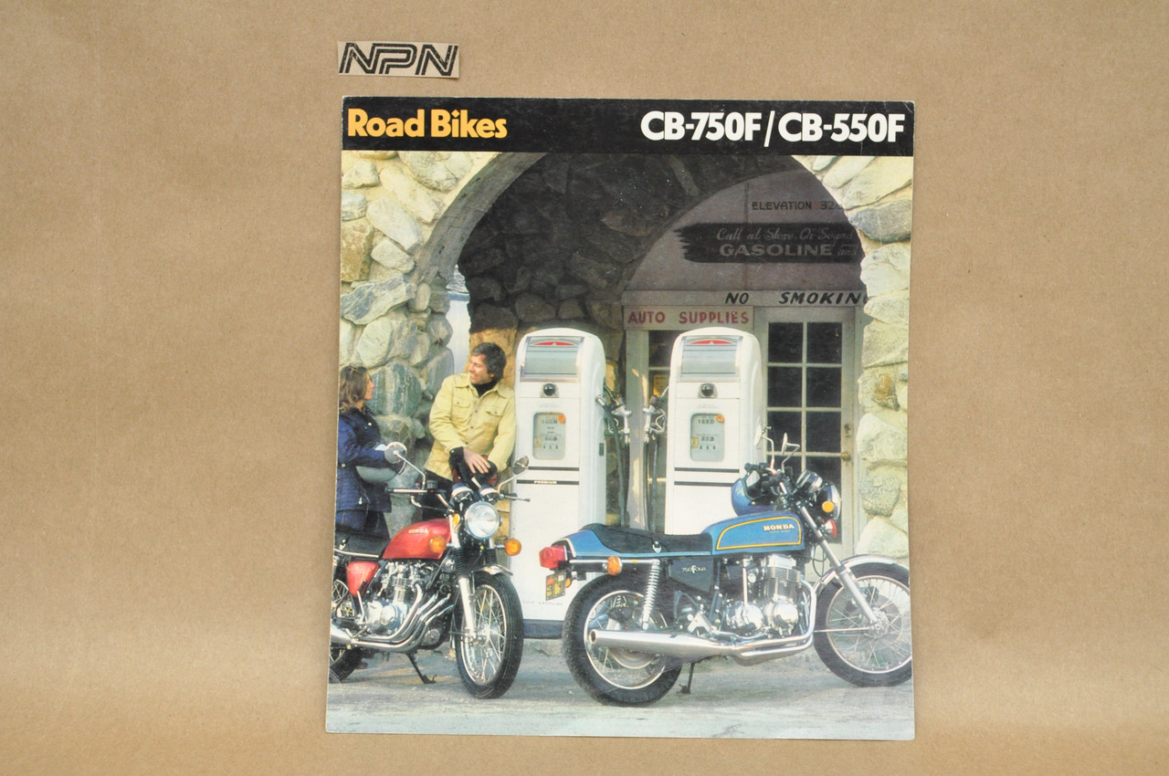 Vintage 1975 Honda CB750 F CB550 F Motorcycle Brochure OEM Dealer