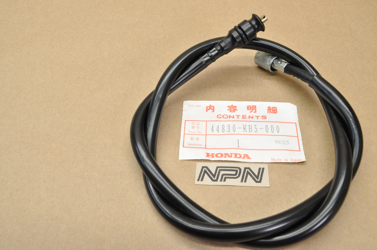 NOS Honda CB350 CL350 MR175 MT125 XL100 XL125 Speedometer Cable 44830-KB5-000