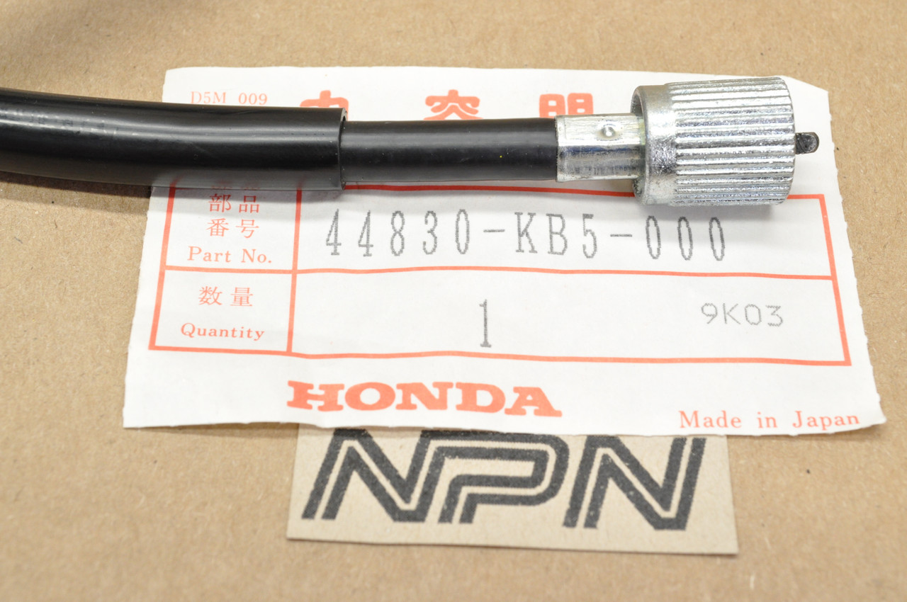 NOS Honda CB350 CL350 MR175 MT125 XL100 XL125 Speedometer Cable 44830-KB5-000