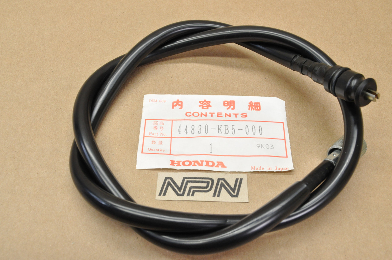 NOS Honda CB350 CL350 MR175 MT125 XL100 XL125 Speedometer Cable 44830-KB5-000