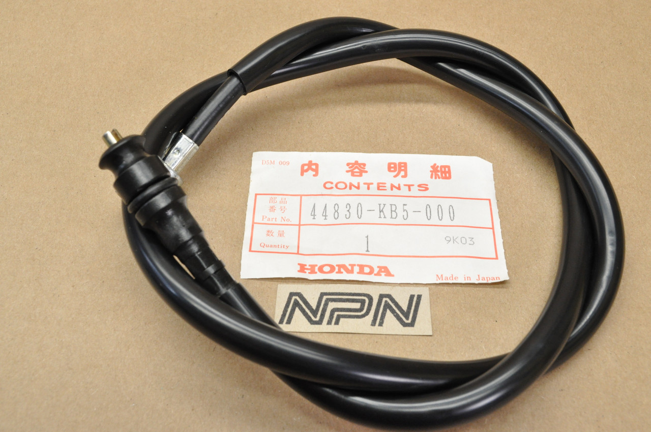 NOS Honda CB350 CL350 MR175 MT125 XL100 XL125 Speedometer Cable 44830-KB5-000