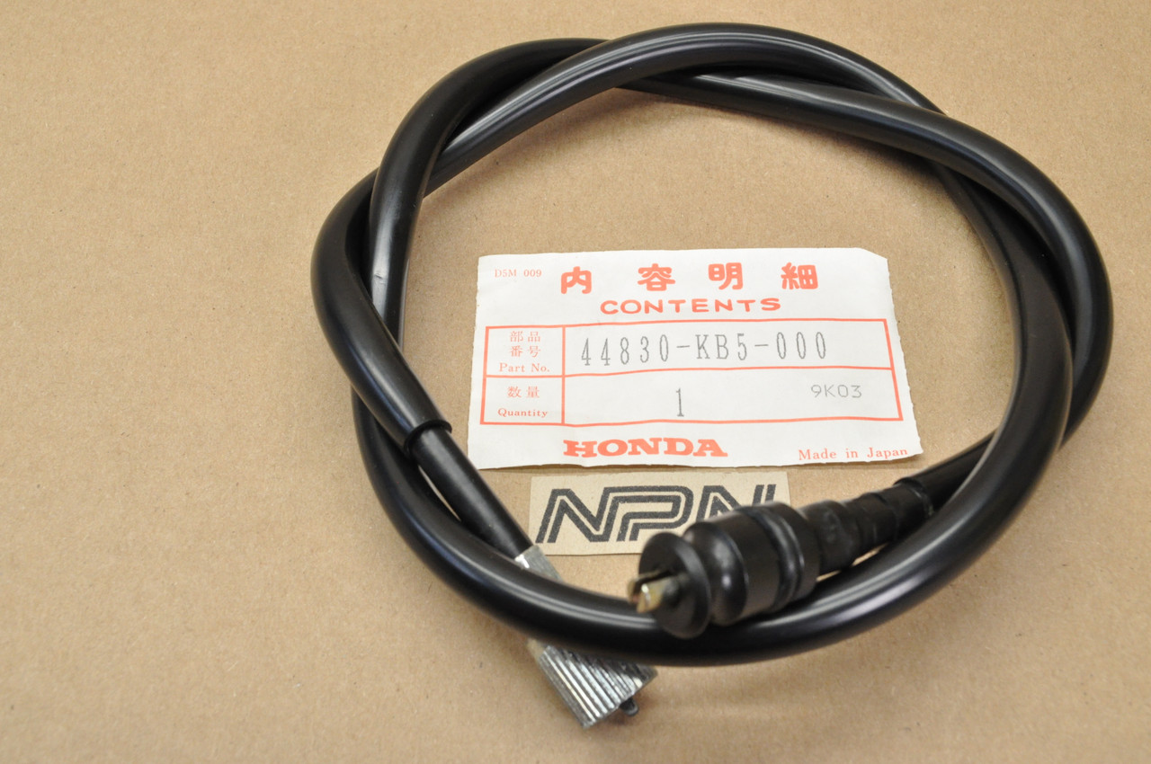 NOS Honda CB350 CL350 MR175 MT125 XL100 XL125 Speedometer Cable 44830-KB5-000