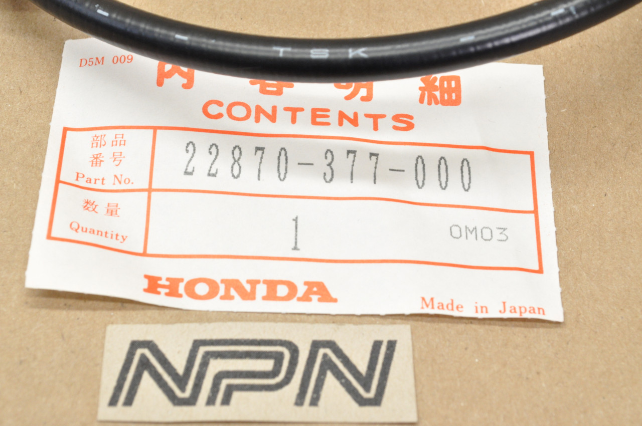 NOS Honda 1975-76 CB400 F Super Sport Clutch Cable 22870-377-000