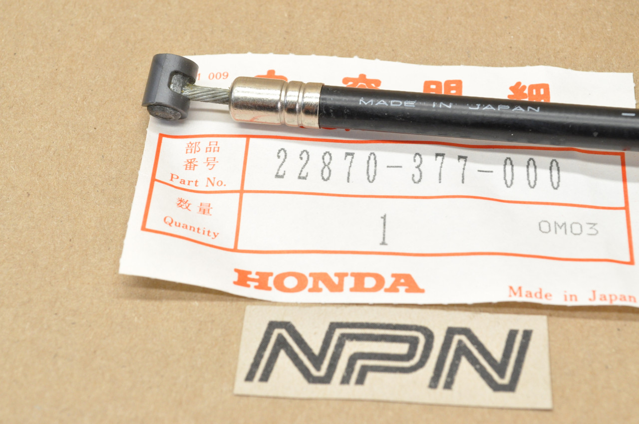 NOS Honda 1975-76 CB400 F Super Sport Clutch Cable 22870-377-000
