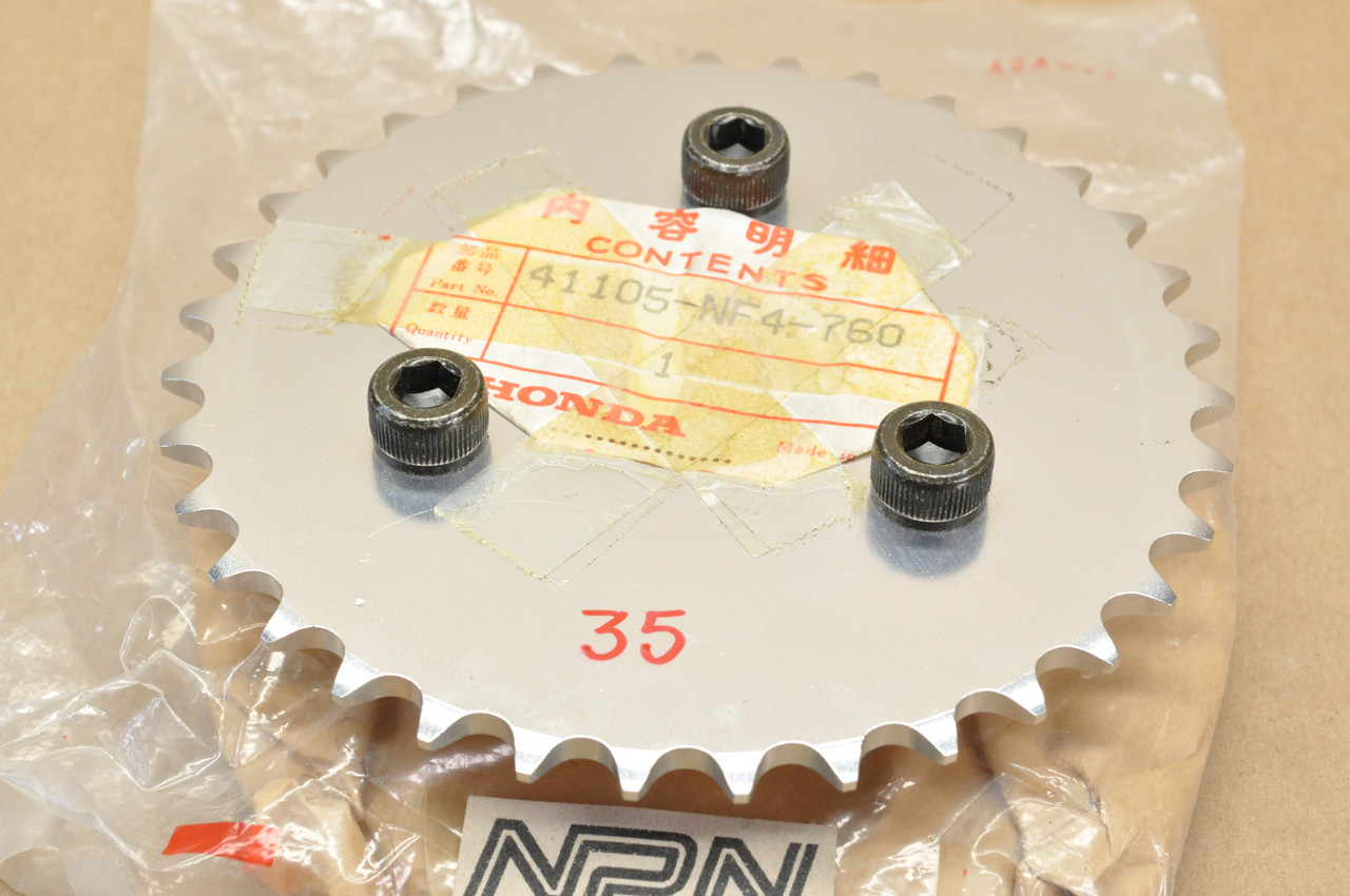 NOS Honda HRC 1995-2002 RS125 R Final Drive Sprocket 35T 41105-NF4-760