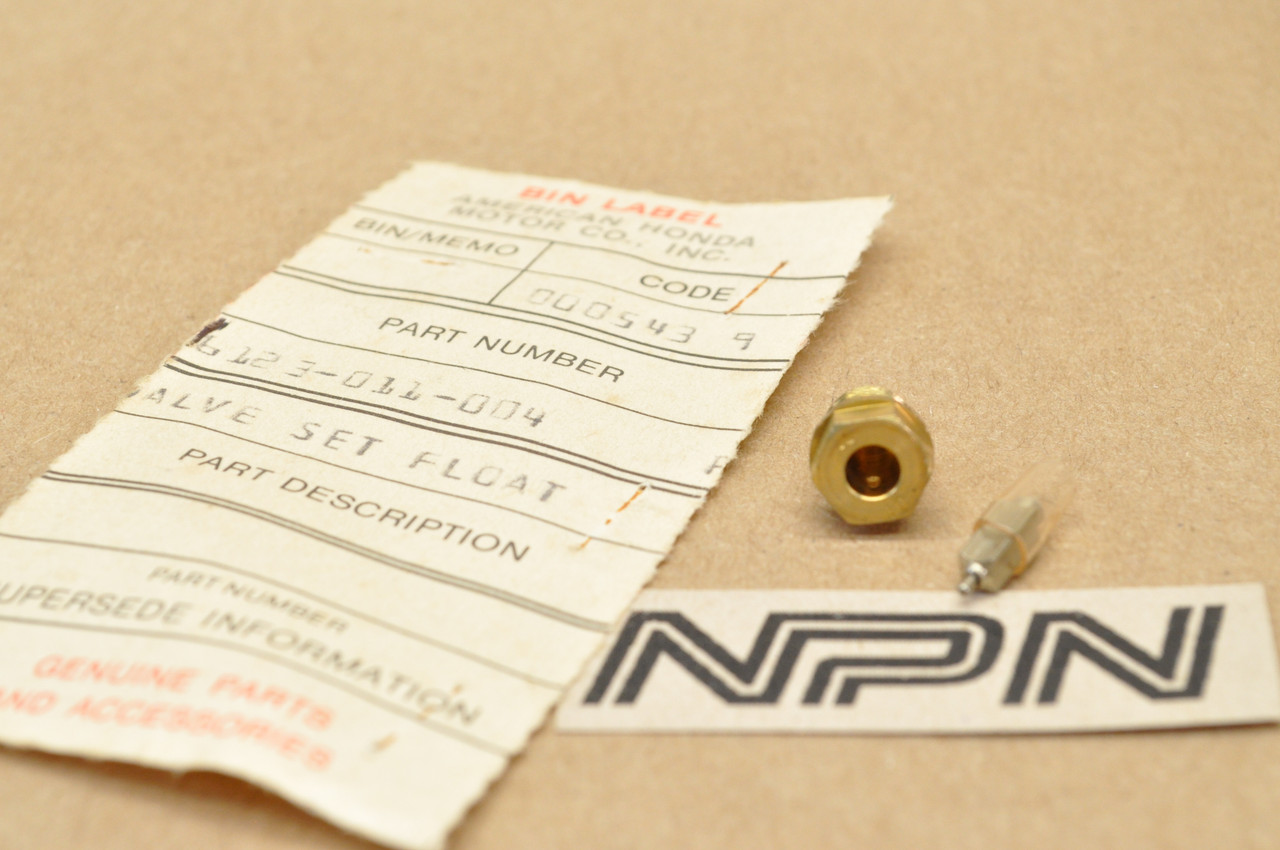 NOS Honda C110 C200 CA95 CB92 CT200 CT90 Carb Float Valve Set 16123-011-004