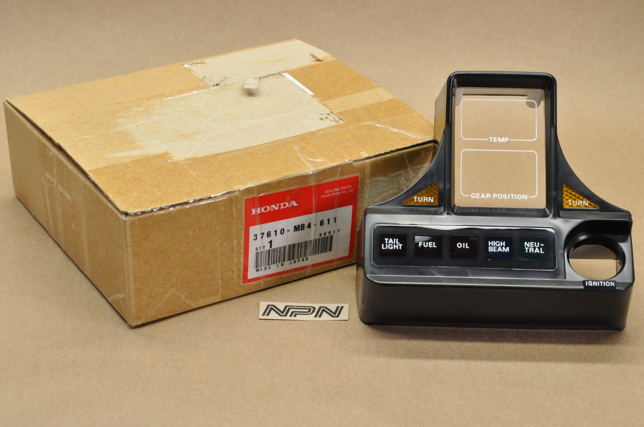NOS Honda 1984-85 VF700 S Sabre Pilot Light Box Gauge Housing Case 37610-MB4-611