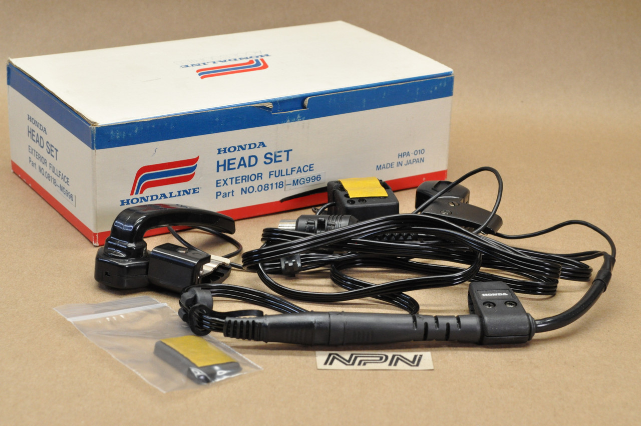 NOS Honda Hondaline GL1200 Gold Wing Exterior Full Face Headset Kit 08118-MG996