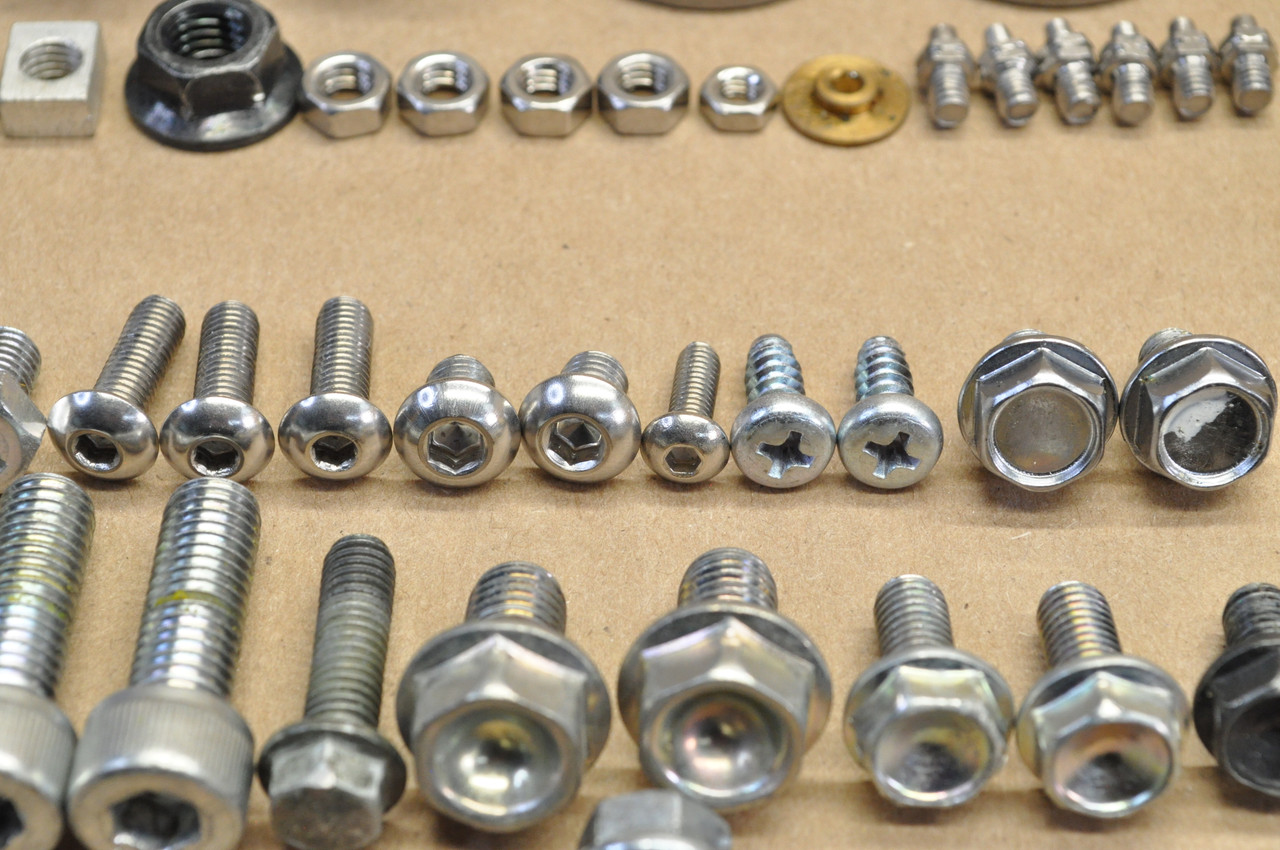 Vintage Used OEM Honda Custom XR650 Bolt Washer Nut Strap Hardware Parts Lot