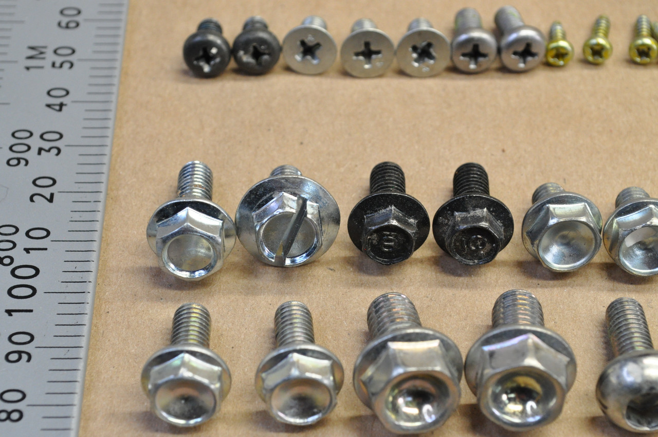 Vintage Used OEM Honda Custom XR650 Bolt Washer Nut Strap Hardware Parts Lot