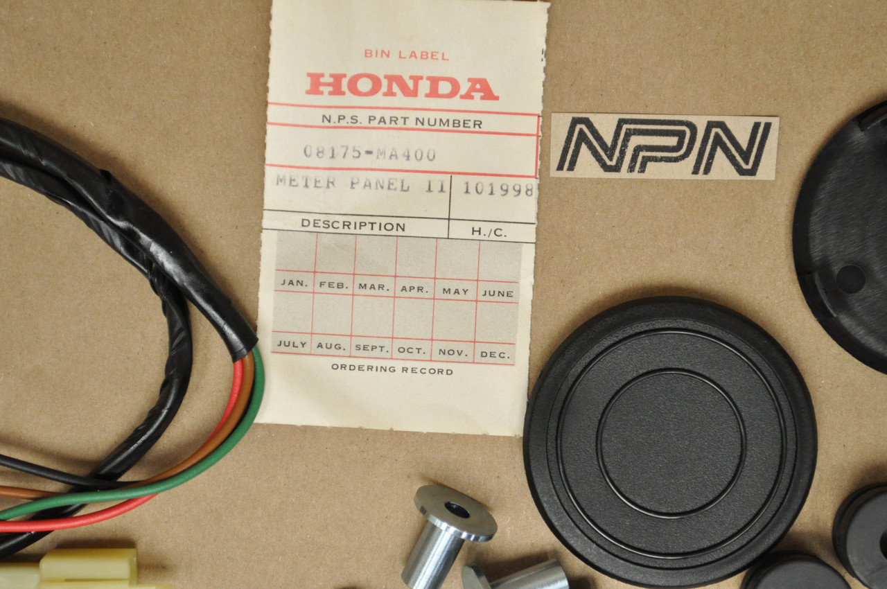 NOS Honda CB750F CB750 K Instrument Meter Gauge Panel Mount Kit 08175-MA400