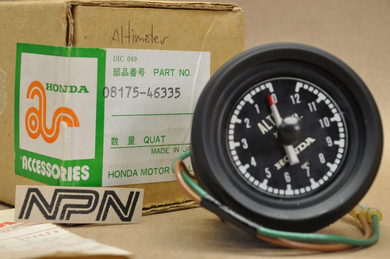 NOS Honda Hondaline CB750 Altimeter Feet Meter Gauge 08175-46335