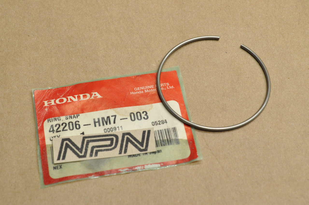 NOS Honda TRX350 TRX400 TRX450 TRX500 TRX650 Knuckle Snap Ring 42206-HM7-003