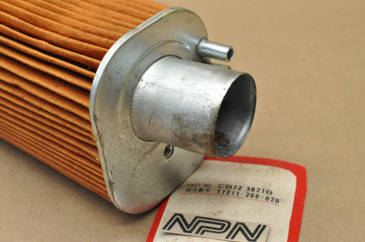 NOS Honda CB72 Right Air Filter Cleaner Element 17211-268-020