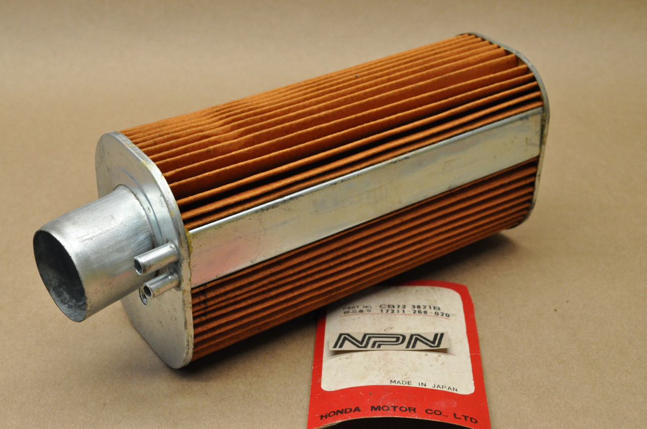NOS Honda CB72 Right Air Filter Cleaner Element 17211-268-020