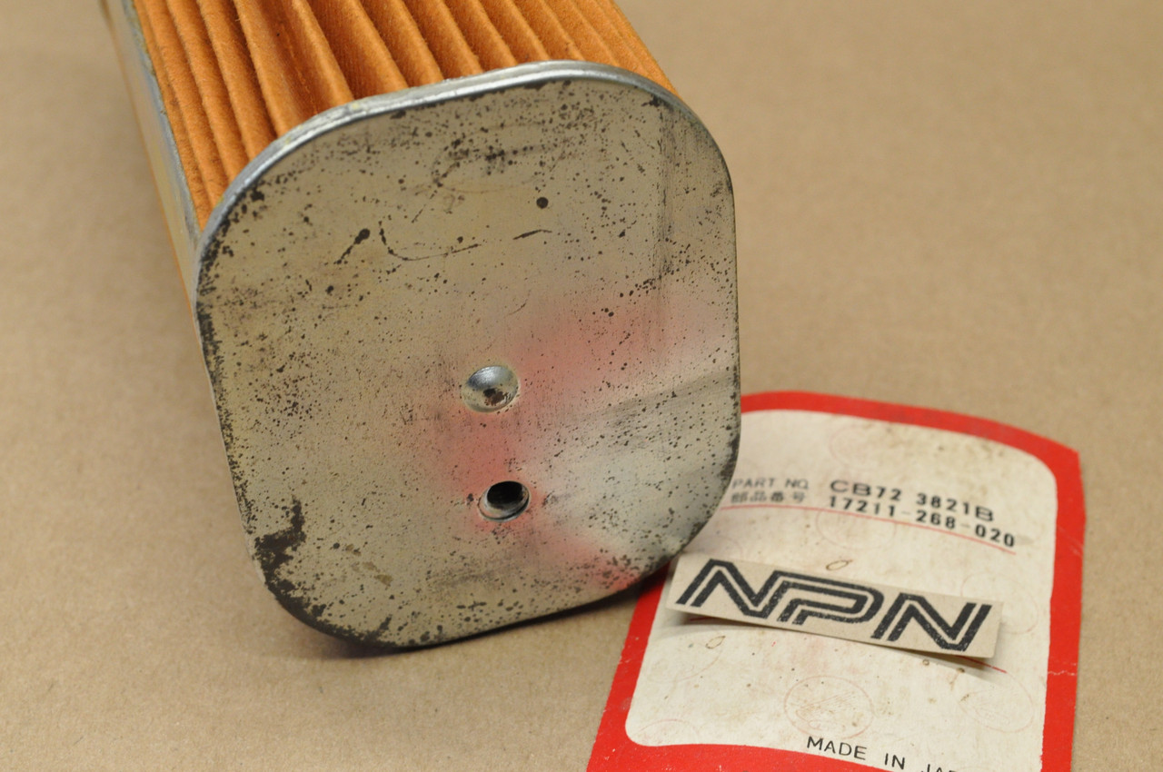 NOS Honda CB72 Right Air Filter Cleaner Element 17211-268-020