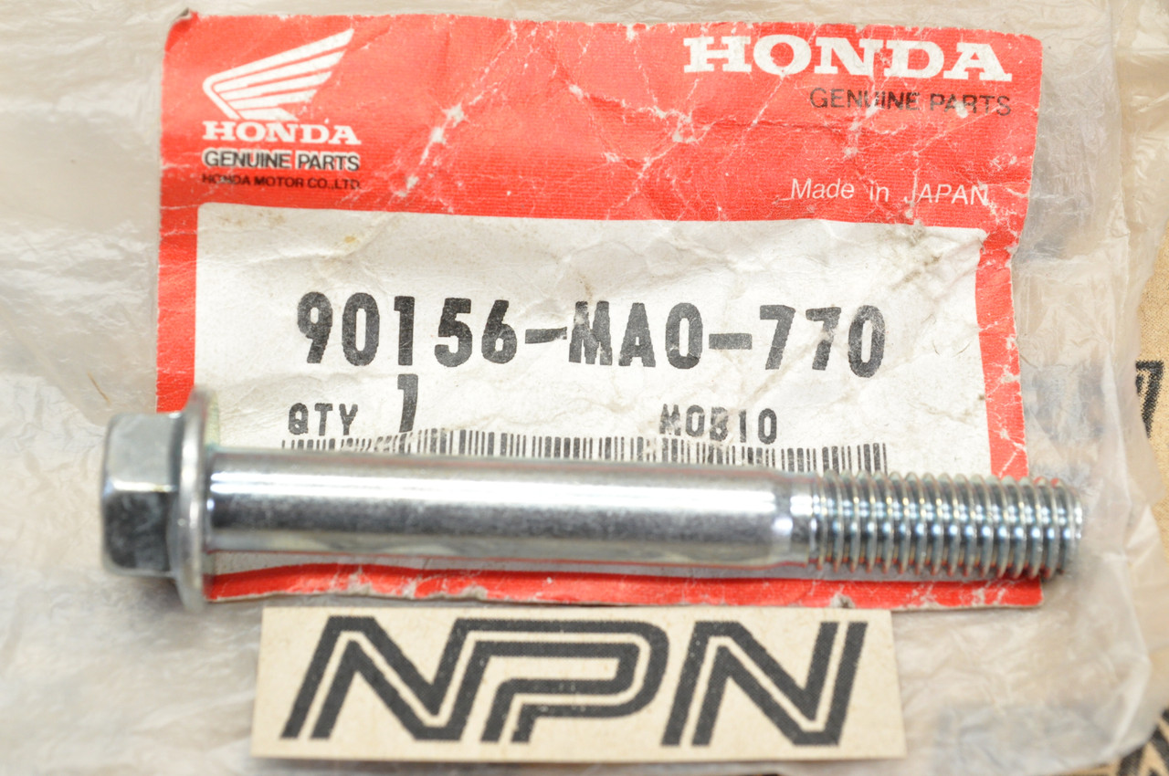 NOS Honda CR250 VF1000 XL100 XL200 XR100 XR200 XR80 Flange Bolt 90156-MA0-770