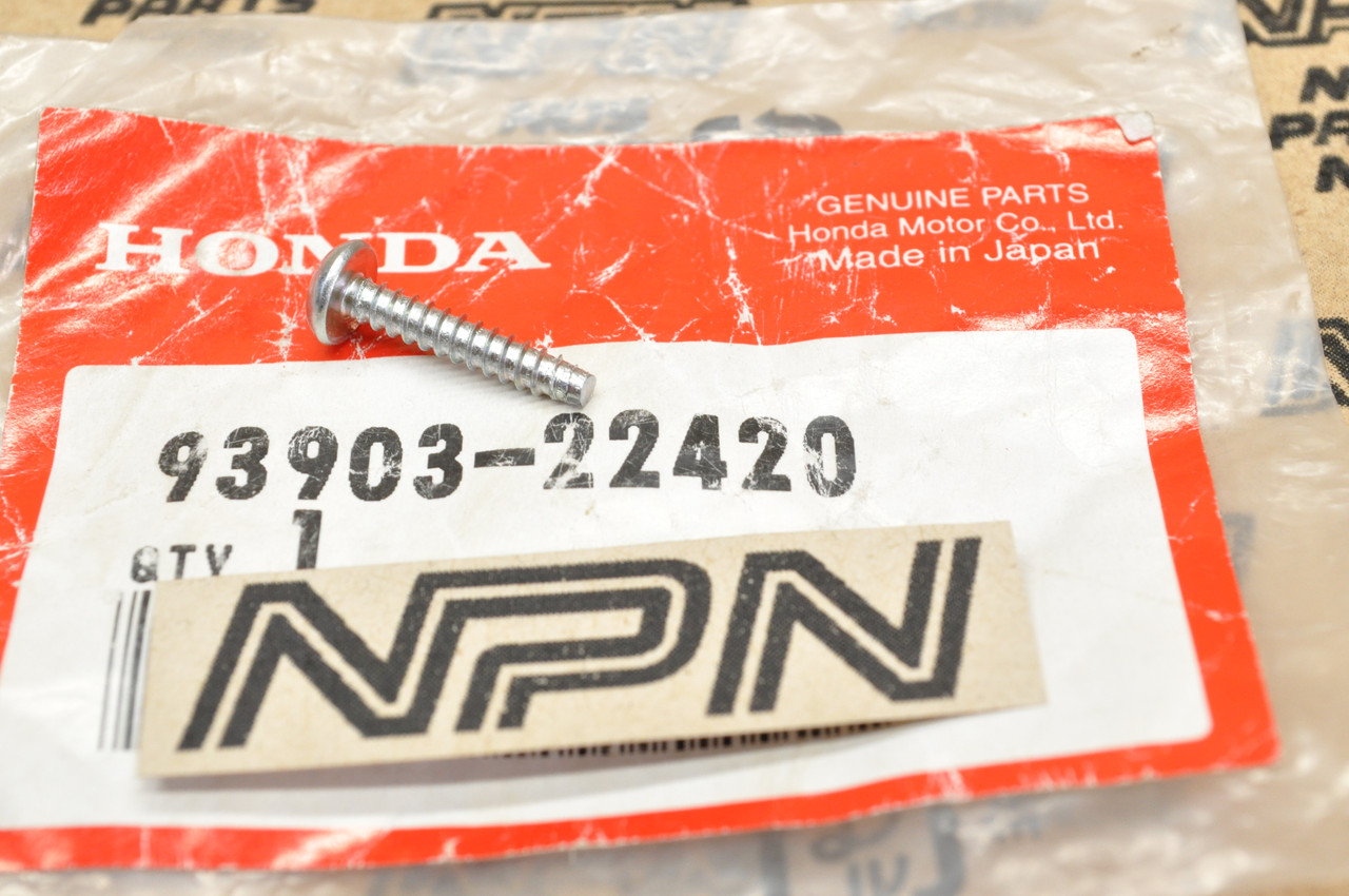 NEW OEM Honda CB900 CBR1000 GL1800 Grom TRX680 VFR800 VTX1800 Screw 93903-22420