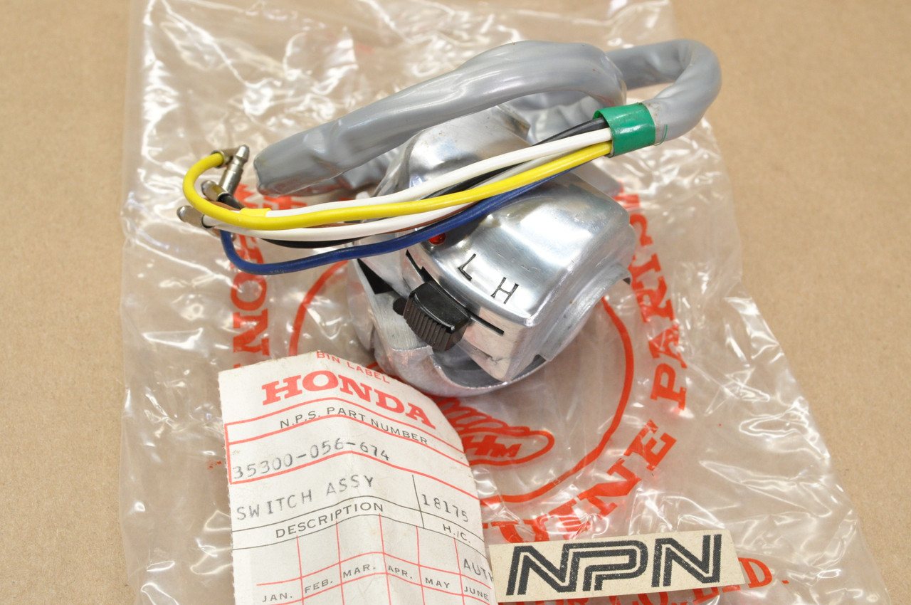 NOS Honda CL90 Right Handlebar Light Lo Hi Dimmer Control Switch 35300-056-674