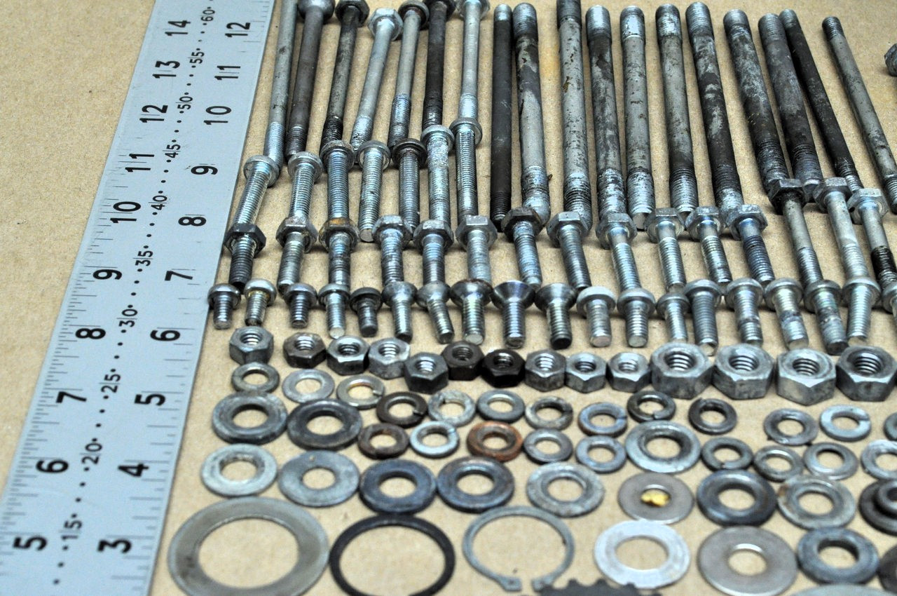 Vintage OEM Honda CA77 Engine Bolt Screw Washer Nut Plate Spring Hardware Lot