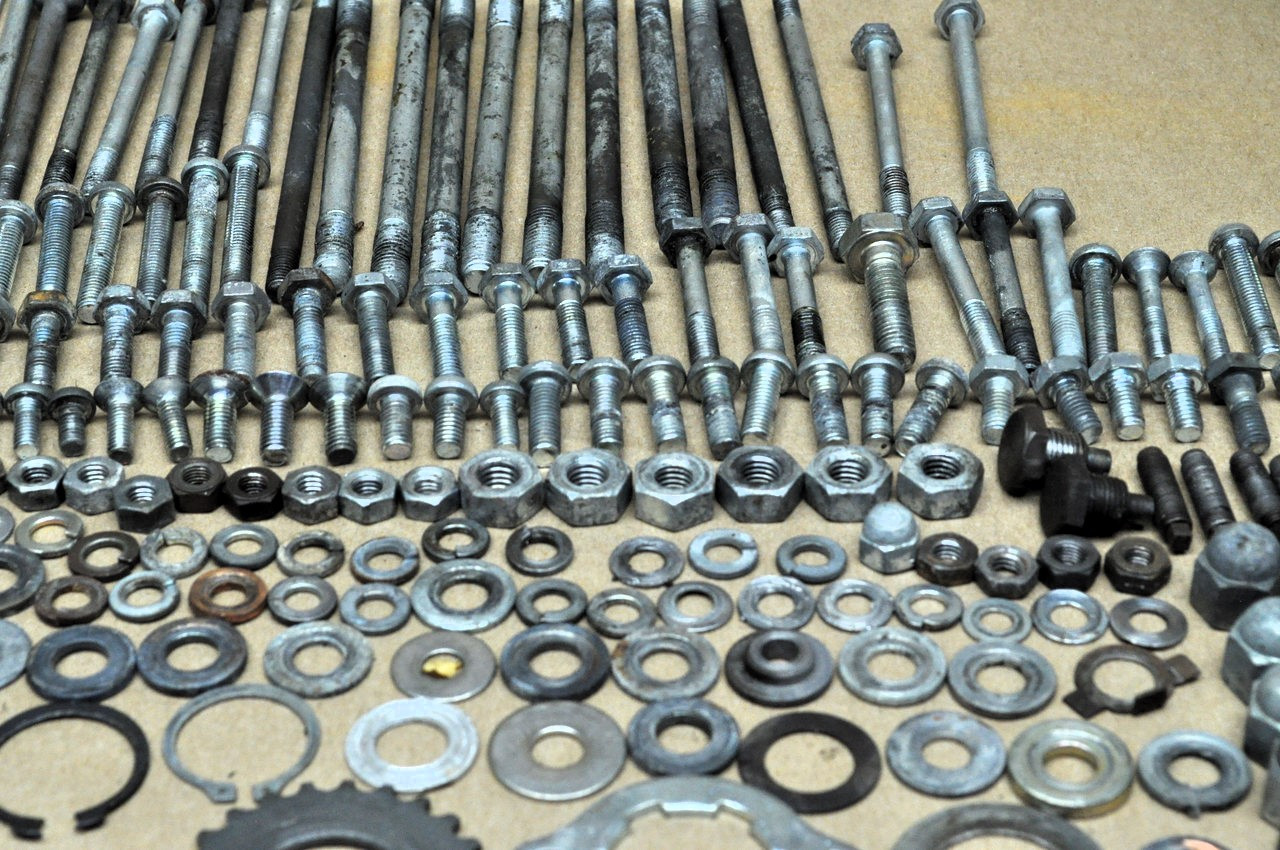 Vintage OEM Honda CA77 Engine Bolt Screw Washer Nut Plate Spring Hardware Lot